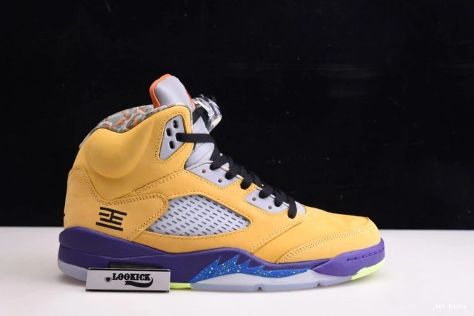 1st Kicks Shoes CZ5725-700 The Retro What Jordan 5 0701
